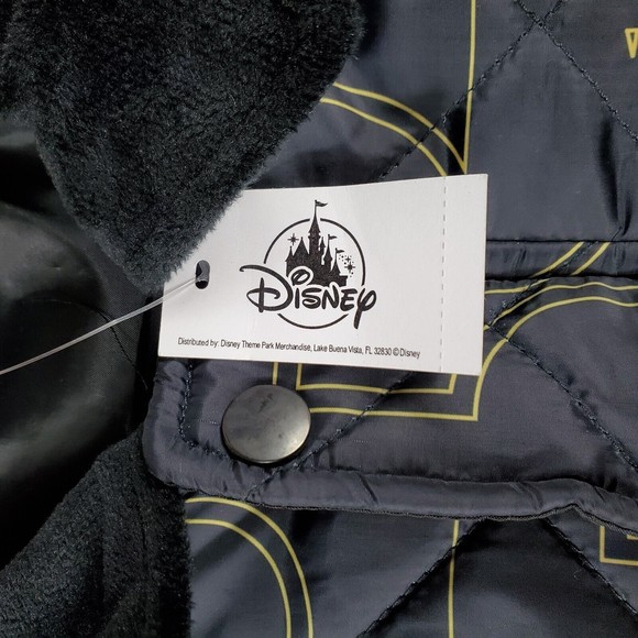 Disney Black and Gold Puffer Jacket - Picture 7 of 16